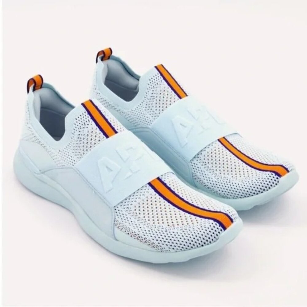 NWB APL TechLoom Bliss Sneakers Golf Blue/Orange /Racer Size 5.5